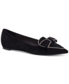 KATE SPADE WOMEN'S BE DAZZLED POINTED-TOE EMBELLISHED FLATS