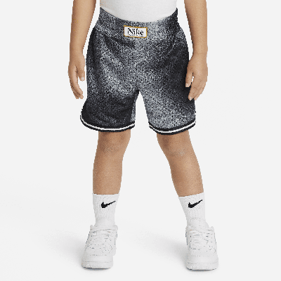 Nike Babies' Culture Of Basketball Printed Shorts Toddler Shorts In Grey
