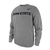 Nike Penn State Club Fleece  Men's College Crew-neck Sweatshirt In Grey