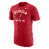 Nike Georgia  Men's College T-shirt In Red