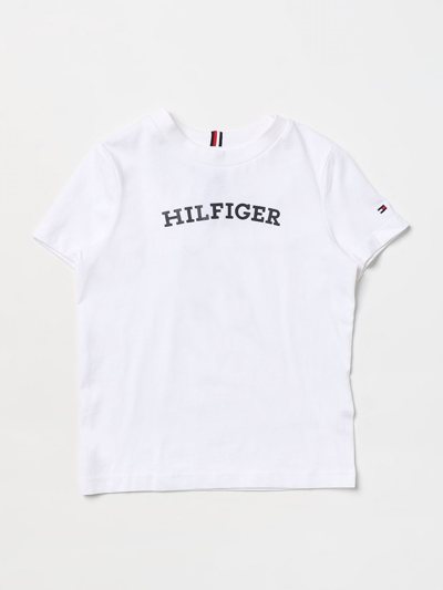 Tommy Hilfiger Kids' T-shirt  Kinder Farbe Weiss In White
