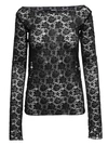 Rotate Birger Christensen Lace Top In Black