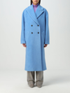 Manuel Ritz Mantel  Damen Farbe Hellblau In Gnawed Blue
