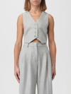 ANDAMANE WAISTCOAT ANDAMANE WOMAN COLOR GREY,F05995020