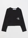 Calvin Klein T-shirt  Kinder Farbe Schwarz In Schwarz