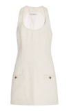 Philosophy Di Lorenzo Serafini Boucle-tweed Mini Dress In Neutral