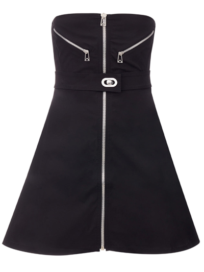 Bottega Veneta Stretch 'bomber' Nylon Dress In Black