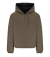 SAVE THE DUCK LAMIUM BEIGE REVERSIBLE HOODED JACKET