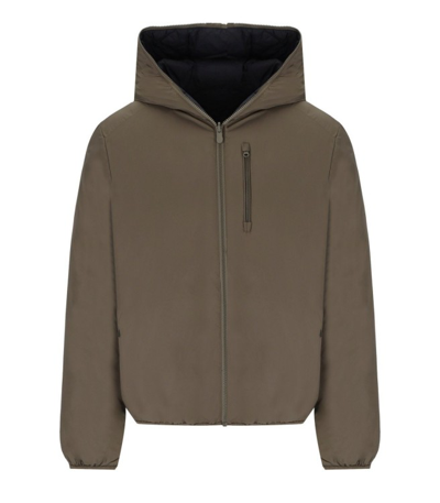 Save The Duck Lamium Beige Reversible Hooded Jacket