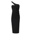 ESSENTIEL ANTWERP ENSUE BLACK MIDI DRESS