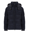 Save The Duck Albus Blue Hooded Padded Jacket In Blue
