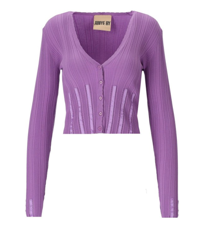 Aniye By Brigitte Purple Cardigan