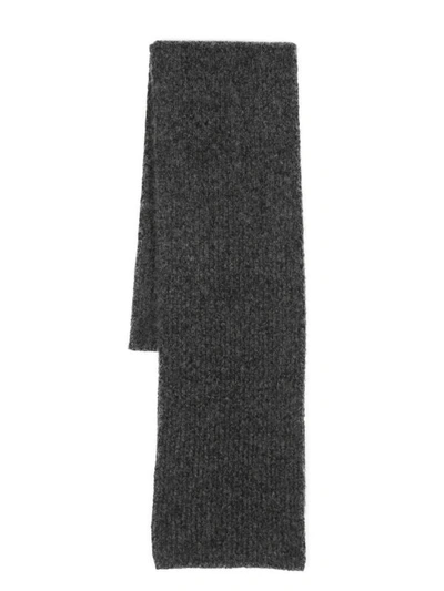 Dries Van Noten Wool Scarf In Grey