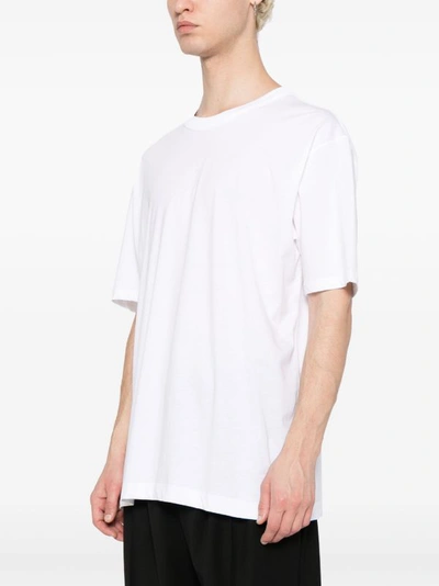 Dries Van Noten Men Supima Jersey T-shirt In White