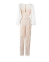 GEMY MAALOUF JUMPSUIT WITH LASER-CUT SLEEVES - JUMPSUITS
