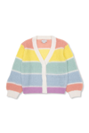 STELLA MCCARTNEY STELLA MCCARTNEY KIDS STRIPED KNITTED CARDIGAN