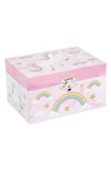 Mele & Co Skylar Musical Unicorn Jewelry Box In Rainbow