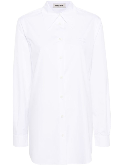 Miu Miu Shirts In White
