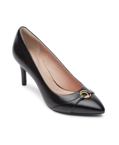 Rockport Women's Total Motion 75mmpth Ornamated Pump In Black