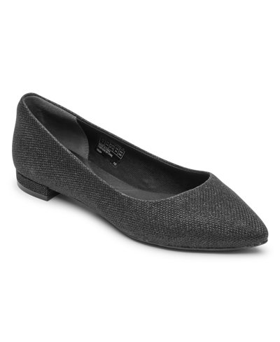 Rockport Women's Adelyn Manmade Ballet In Black