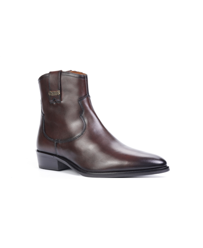 Carlos By Carlos Santana Men's Zappa Cowboy Fashion Boots In Chocolate Brown