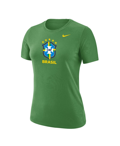 Nike Women's  Green Brazil National Team Club Crest T-shirt