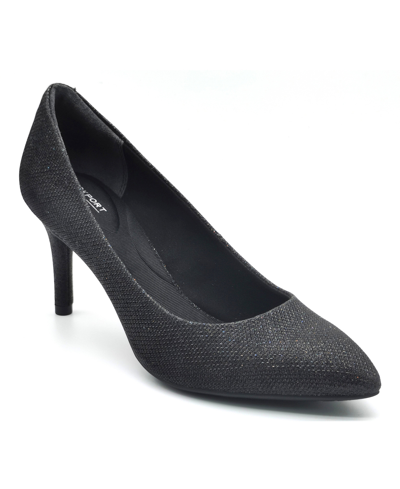 Rockport Total Motion Plain Pointy Toe Pump In Black