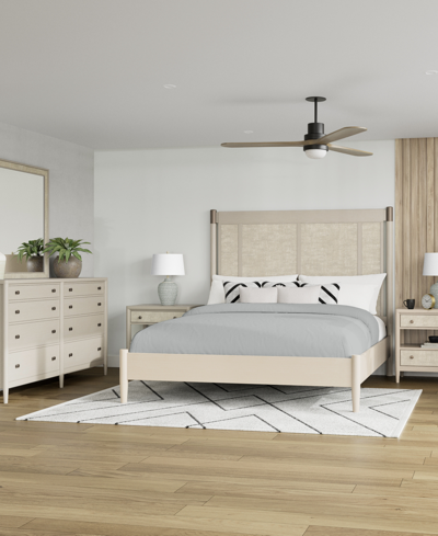 MACY'S LAGUNA 3-PC BEDROOM SET (QUEEN BED, DRESSER & NIGHTSTAND)