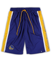 Fanatics Men's  Royal Golden State Warriors Big And Tall Referee Iconic Mesh Shorts In Royal