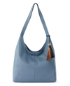 The Sak Women's Huntley Leather Hobo In Blue