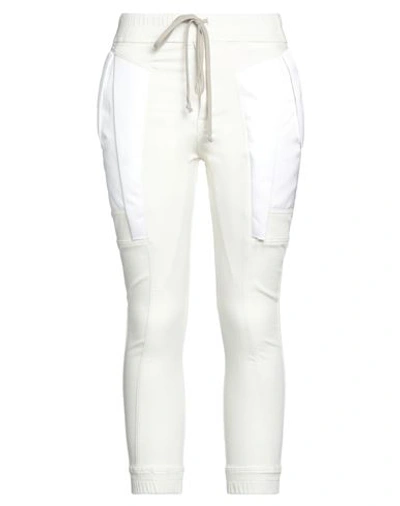 Rick Owens Woman Pants Ivory Size 2 Cotton, Polyester, Rubber In White