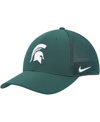 Nike Green Michigan State Spartans Legacy91 Meshback Swoosh Performance Flex Hat In Green