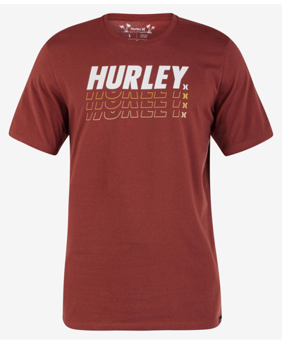 Hurley Men's Everyday Explore Reverb Short Sleeve T-shirt In Cherokee