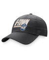 TOP OF THE WORLD MEN'S TOP OF THE WORLD CHARCOAL GEORGETOWN HOYAS SLICE ADJUSTABLE HAT