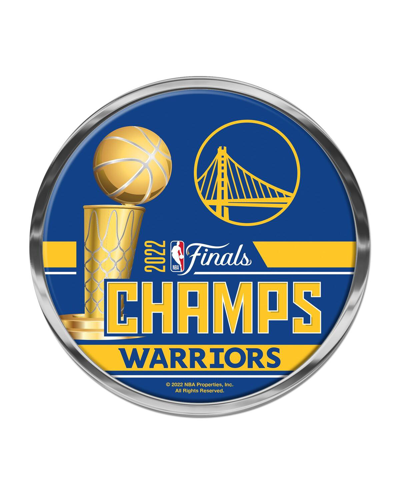 Wincraft Golden State Warriors 2022 Nba Finals Champions Metal Domed Auto Emblem In Multi