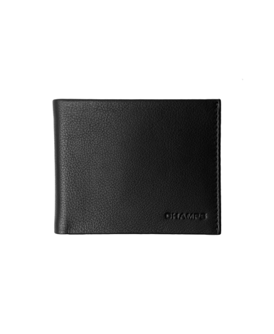 Champs Men's Slim Leather Rfid Wallet In Gift Box In Black