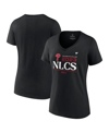 Fanatics Branded  Black Philadelphia Phillies 2023 Division Series Winner Locker Room V-neck T-shirt In Black