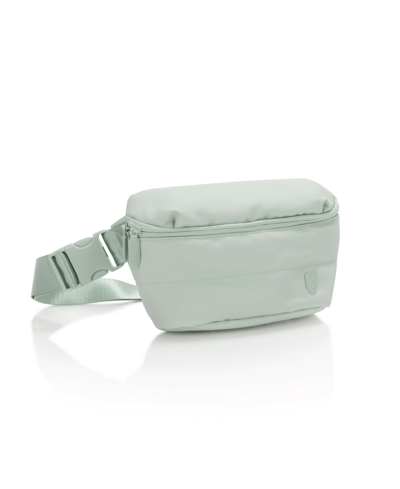 Heys Puffer Mini Waist Bag In Sage Green