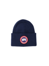 Canada Goose Arctic Disc Toque Wool Beanie In Blue