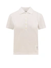Thom Browne Polo Shirt With Tricolor Detail On The Back