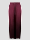 SEMICOUTURE SATIN WIDE TROUSERS