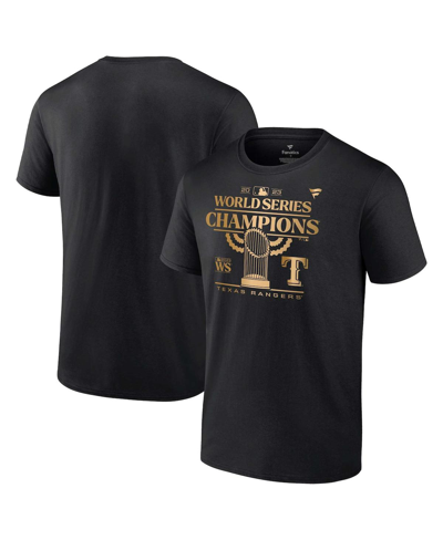 Fanatics Men's  Branded Adolis Garcia Black Texas Rangers 2023 World Series Champions Name And Number