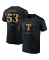 Fanatics Men's  Branded Adolis Garcia Black Texas Rangers 2023 World Series Champions Name And Number In Black
