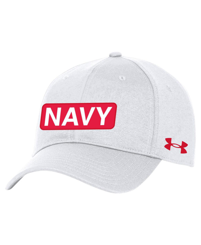 Under Armour Men's  White Navy Midshipmen 2022 Special Games Nasa Adjustable Hat