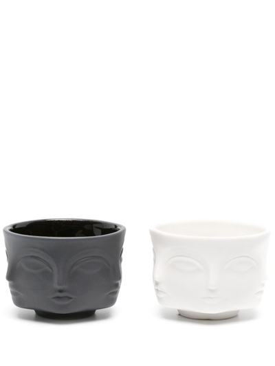 Jonathan Adler Black Muse Salt And Pepper Cellars