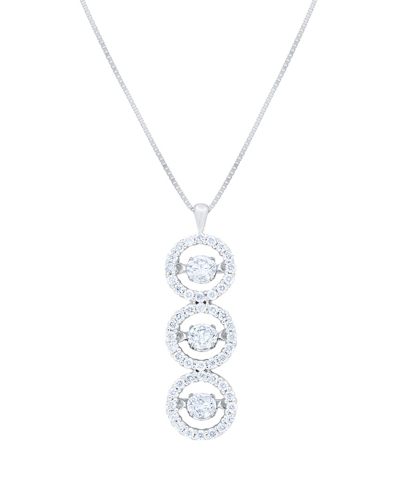 Diana M. Fine Jewelry 14k 1.00 Ct. Tw. Diamond Floating Pendant Necklace