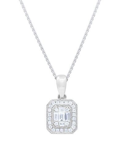 Diana M. Fine Jewelry 14k 0.30 Ct. Tw. Diamond Pendant Necklace