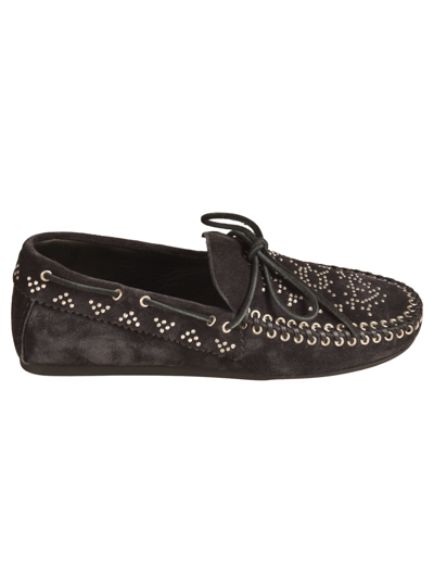 Isabel Marant Suede Soft Moca In Black