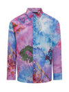 Dsquared2 Dropped Shoulder Cotton Shirt In S Mix Colours