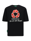 Dsquared2 Dsquared Men Black Cotton One Life T-shirt In 900